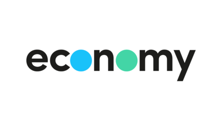 Economy logo on a white background