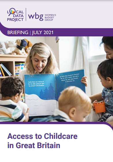 Image of first page of Access to Childcare in Great Britain briefing