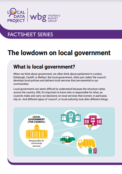 Image of the first page of the Lowdown on local government factsheet cover